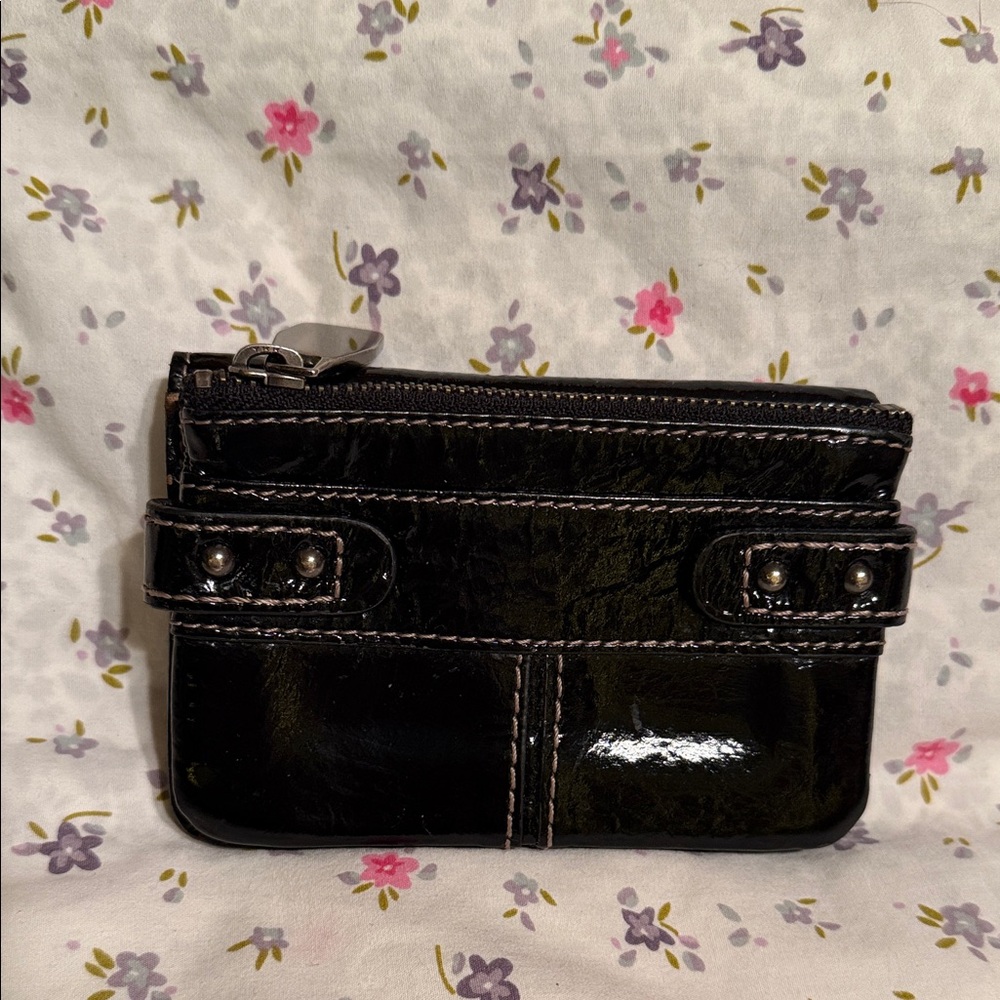 Fossil Black Leather Bifold Wallet